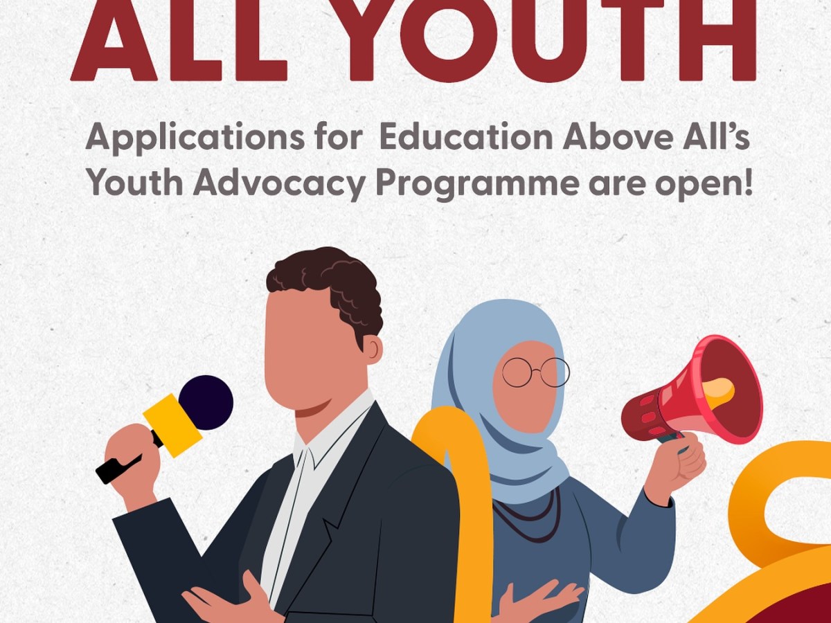 Education Above All (EAA) Youth Advocacy&nbsp;Programme