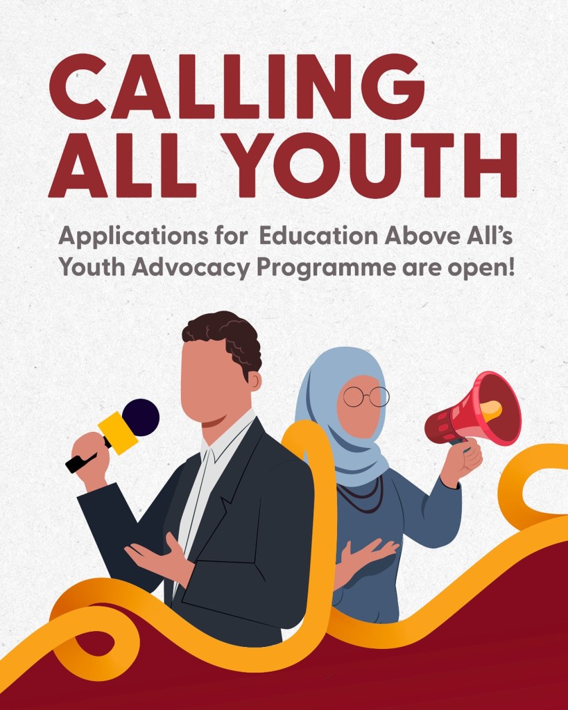 Education Above All (EAA) Youth Advocacy&nbsp;Programme